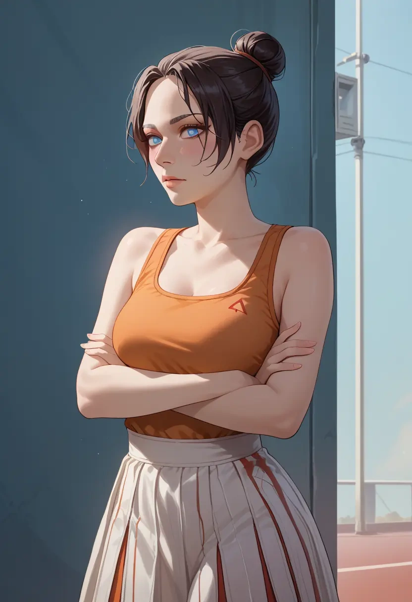 apex_legends,wraith_(apex_legends),tennis skirt  - 