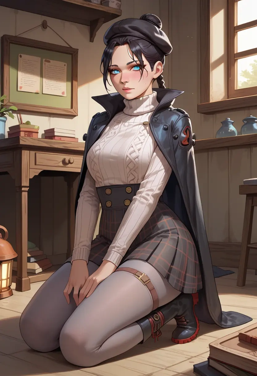 apex_legends,wraith_(apex_legends),winter,student uniform,pea coat  - 