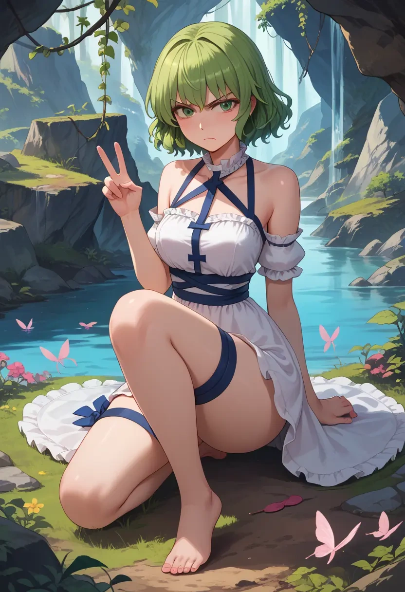 touhou,wriggle_nightbug,silk slip dress  - 