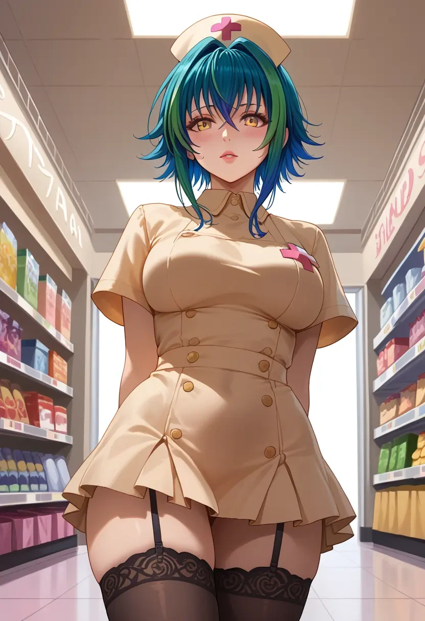 high_school_dxd,xenovia_quarta,nurse pantyhose,mini skirt, sexy  - 