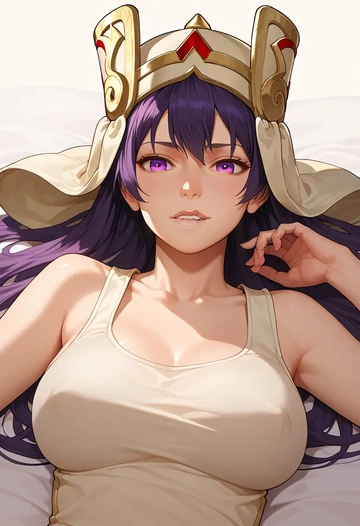 fate_(series),xuangzang_sanzang_(fate),tank top,drawstring pants  - AI generated anime art