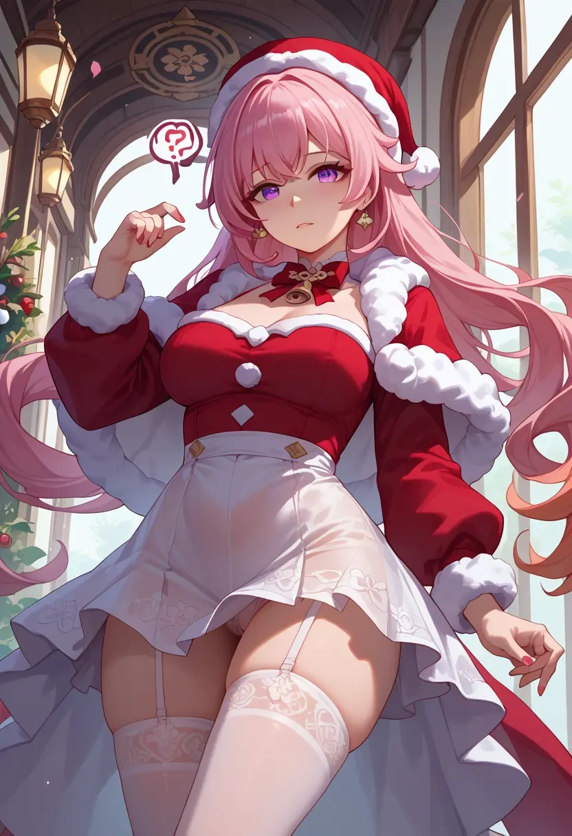 honkai_(series),yae_sakura,Christmas,sexy, stockings,  - 