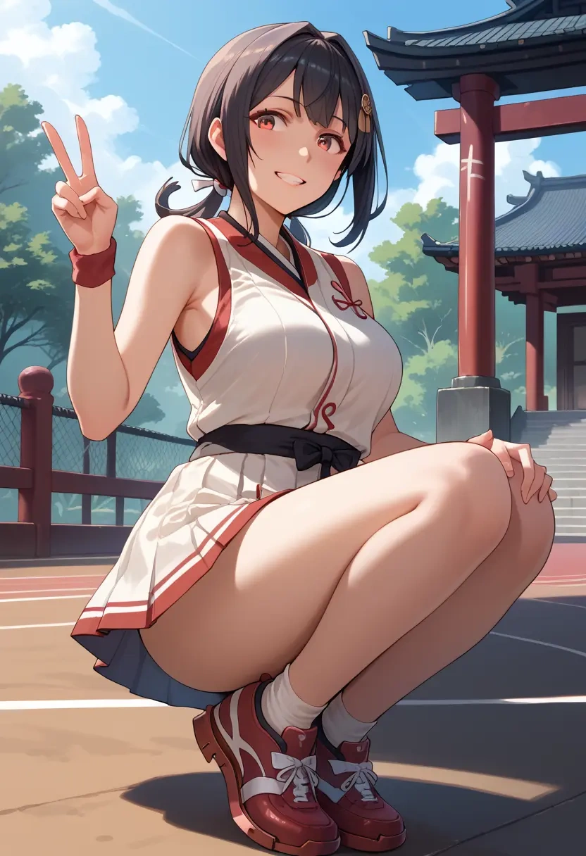 kantai_collection,yahagi_(kancolle),tennis skirt  - 