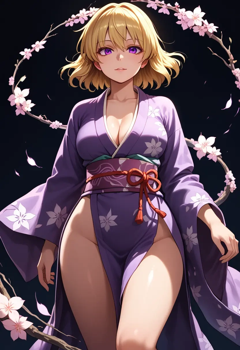 touhou,yakumo_yukari,kimono,sexy  - 