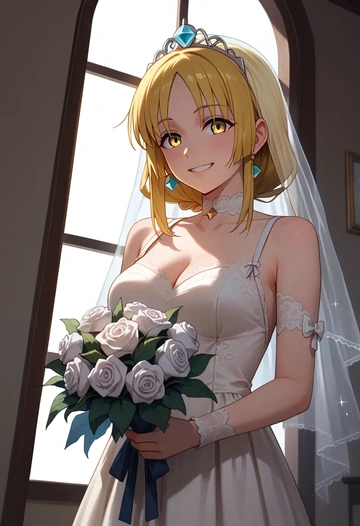 bocchi_the_rock,yamada_ryo,wedding  - AI generated anime art