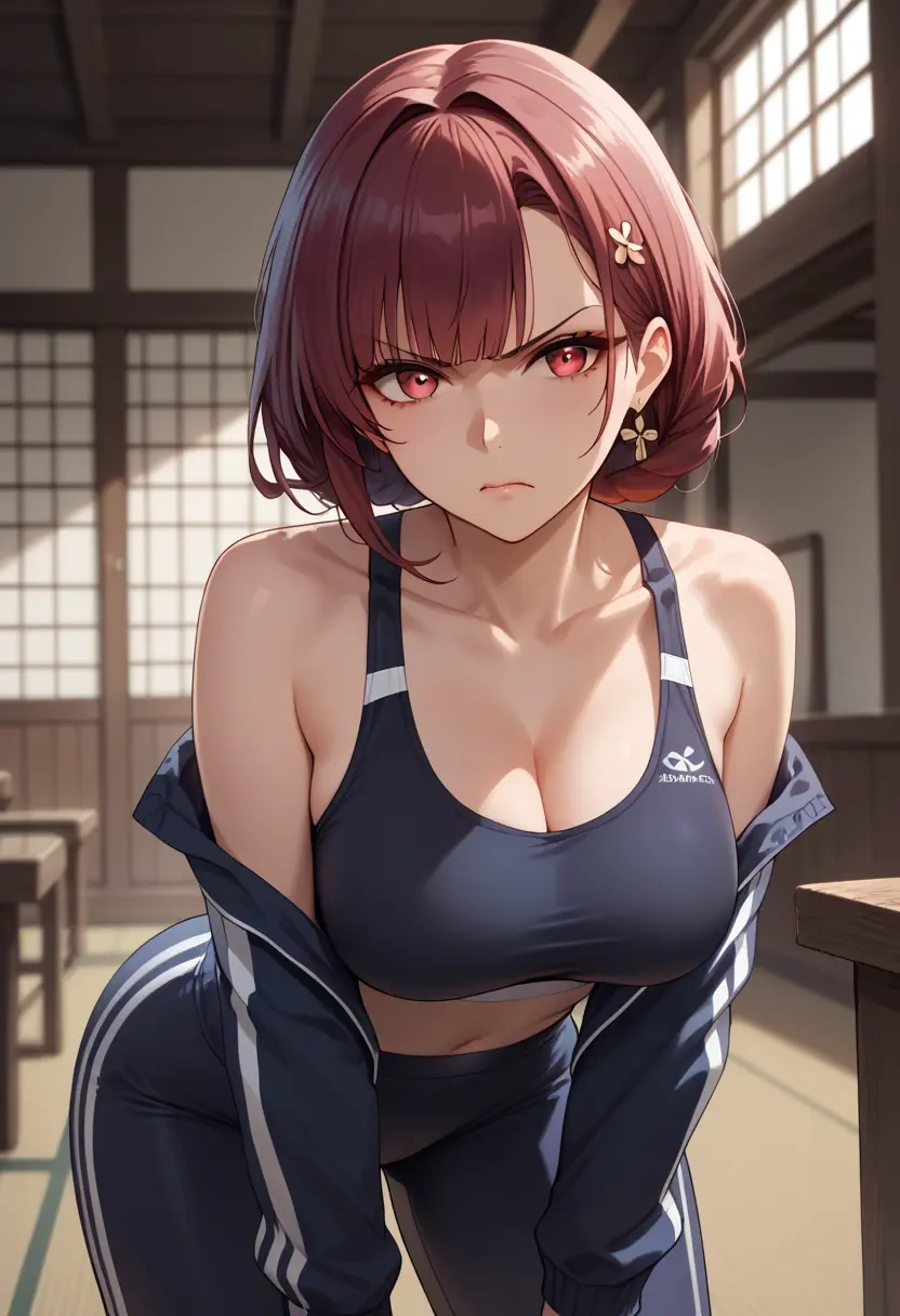 azur_lane,yamashiro_(azur_lane),athletic,track suit  - 