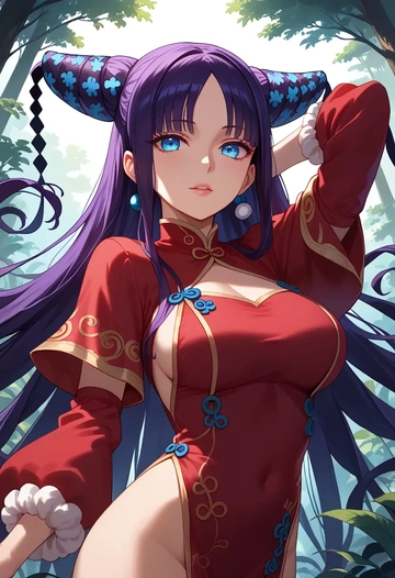 fate_(series),yang_guifei_(fate),qipao  - AI generated anime art