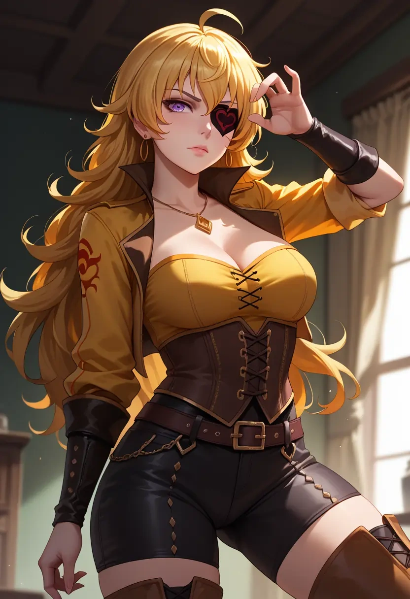 rwby,yang_xiao_long,pirate  - 