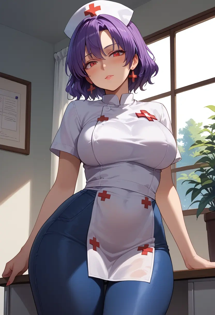 touhou,yasaka_kanako,nurse  - 