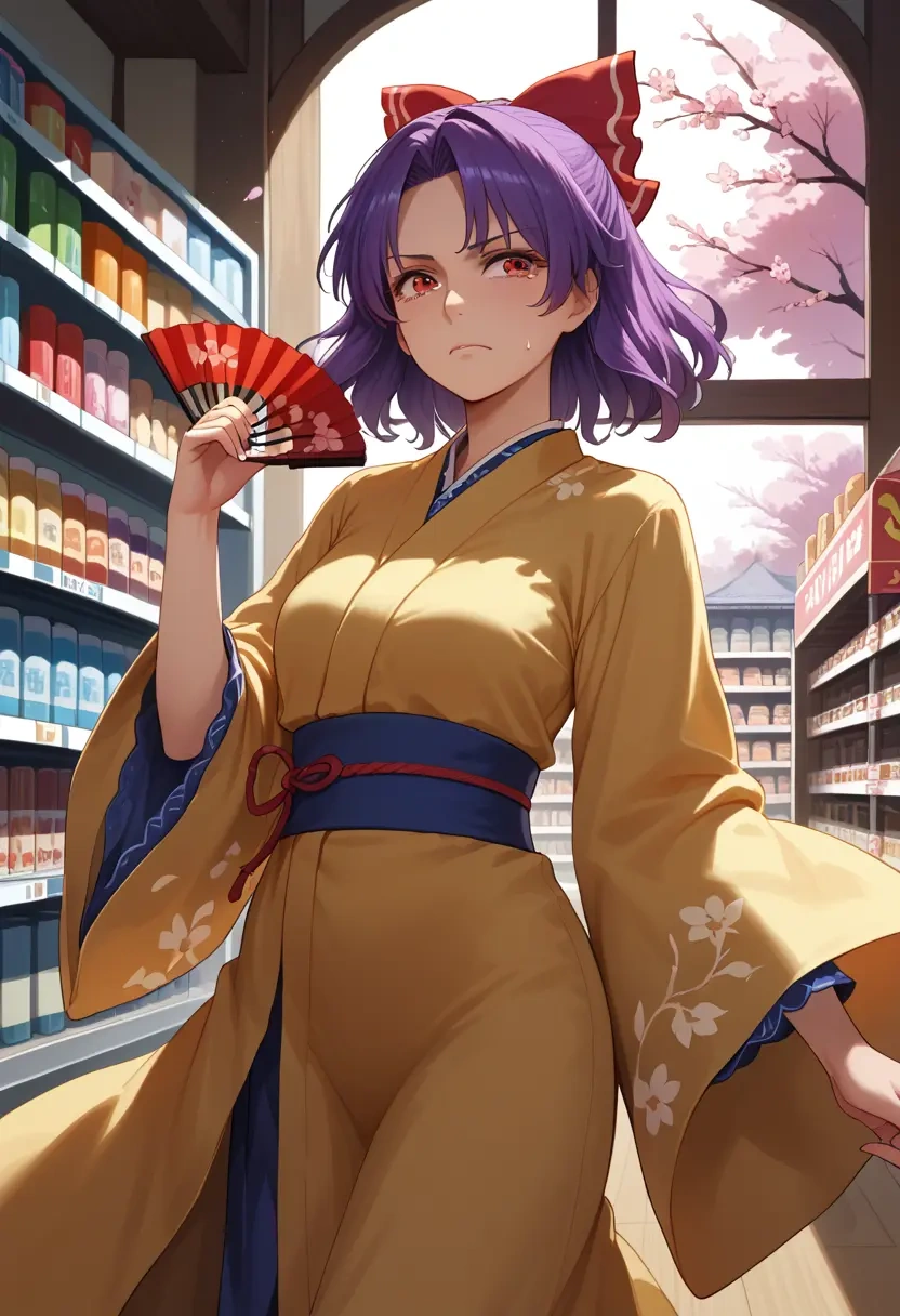 touhou,yasaka_kanako,kimono  - 