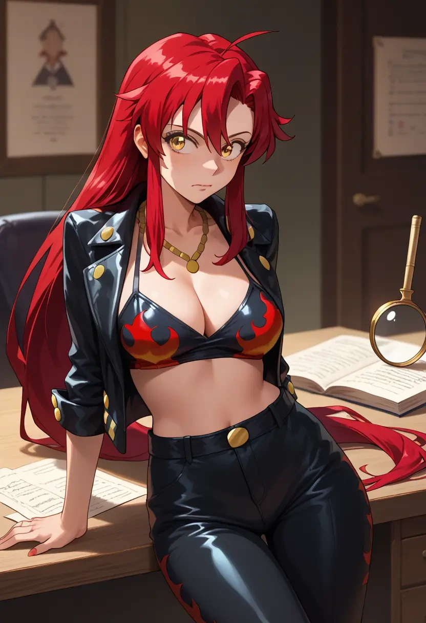 tengen_toppa_gurren_lagann,yoko_littner,detective  - 