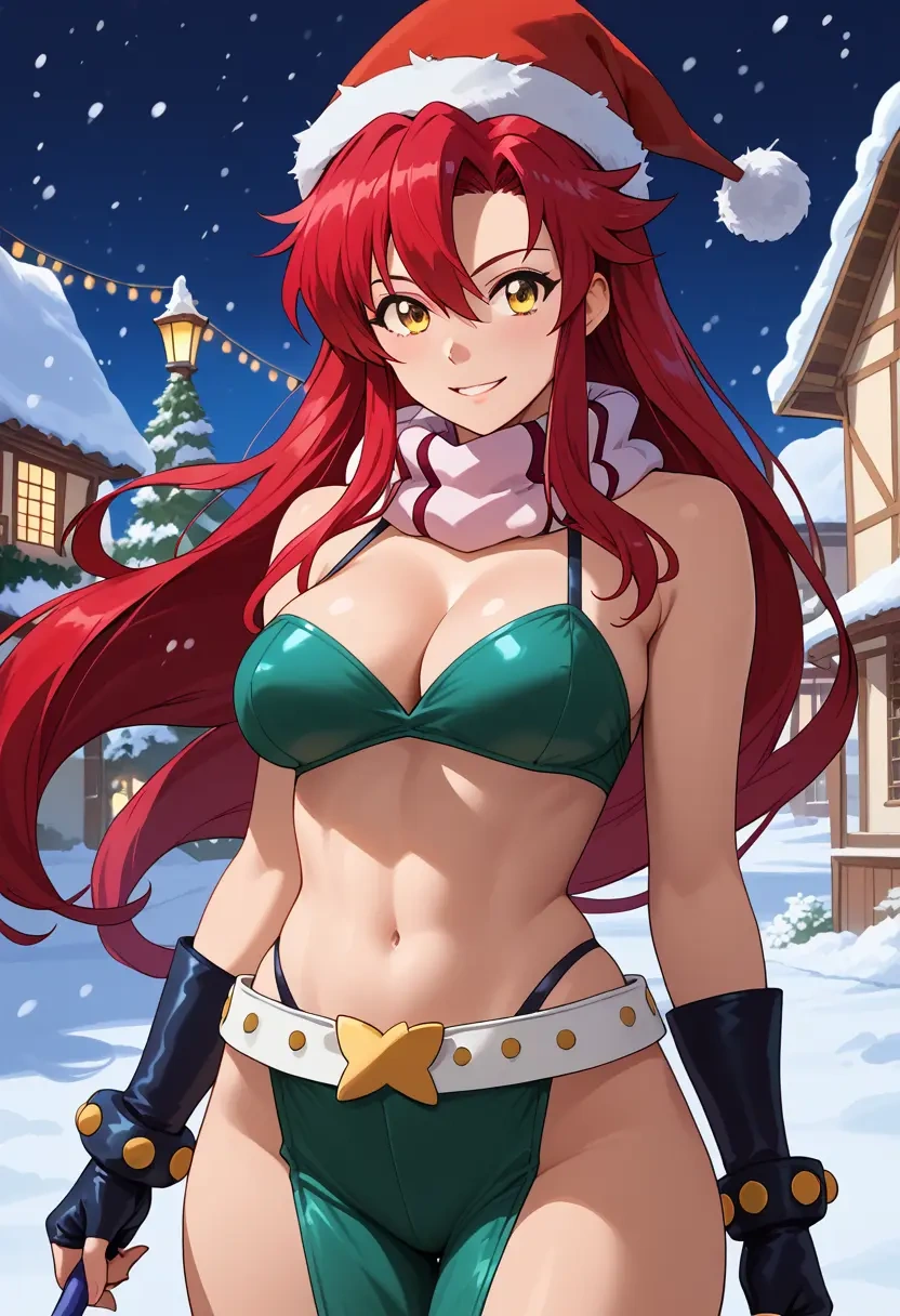 tengen_toppa_gurren_lagann,yoko_littner,Christmas,dress  - 