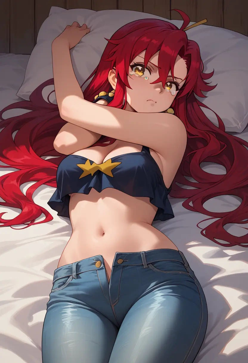 tengen_toppa_gurren_lagann,yoko_littner,crop top  - 