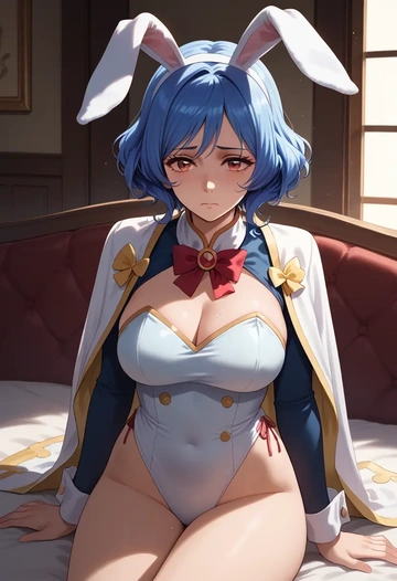 hibike_euphonium,yoroizuka_mizore,bunny girl, sexy  - AI generated anime art