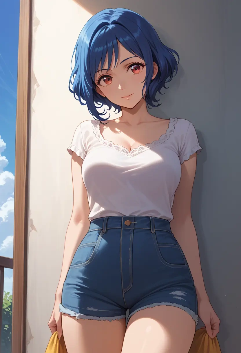 hibike_euphonium,yoroizuka_mizore,shorts,sexy  - 