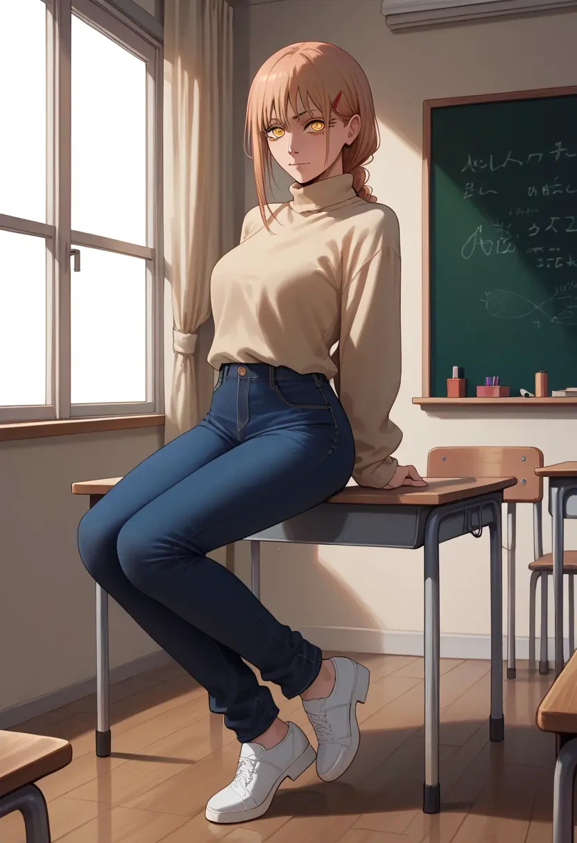 chainsaw_man,yoru_(chainsaw_man),teacher  - 