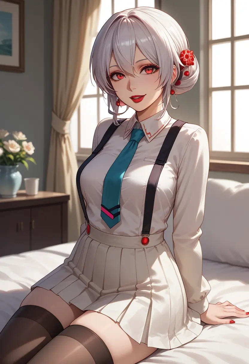 vocaloid,yowane_haku,secretary,stockings  - 