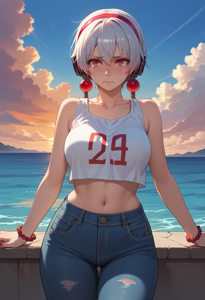 vocaloid,yowane_haku,crop top  - 