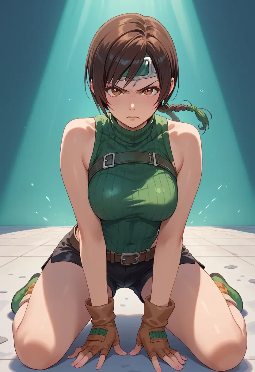 final_fantasy,yuffie_kisaragi,athletic,shorts,sexy  - 