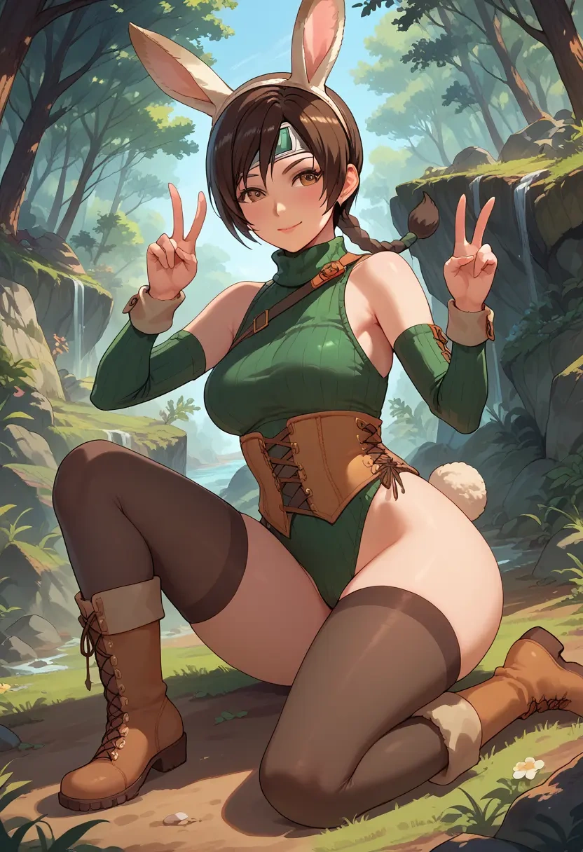 final_fantasy,yuffie_kisaragi,bunny girl  - 