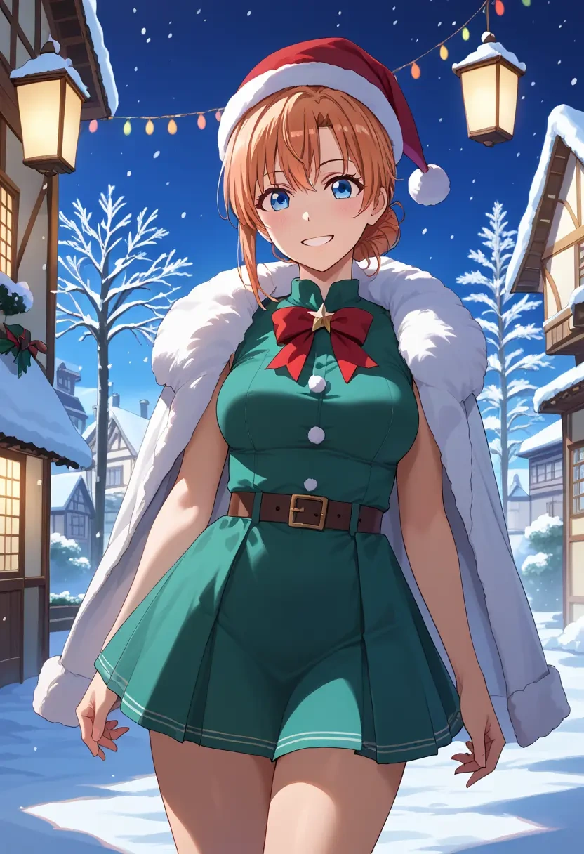 yahari_ore_no_seishun_lovecome_wa_machigatteiru,yuigahama_yui,Christmas,dress  - 