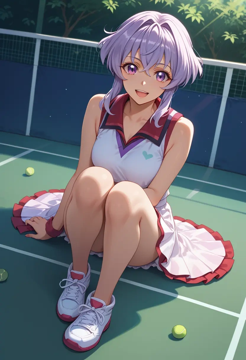 senki_zesshou_symphogear,yukine_chris,tennis skirt  - 