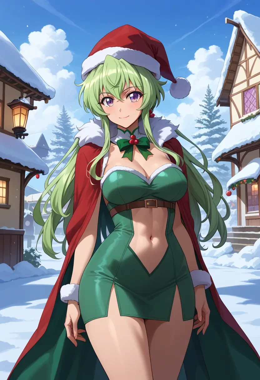 senki_zesshou_symphogear,yukine_chris,Christmas,dress  - 