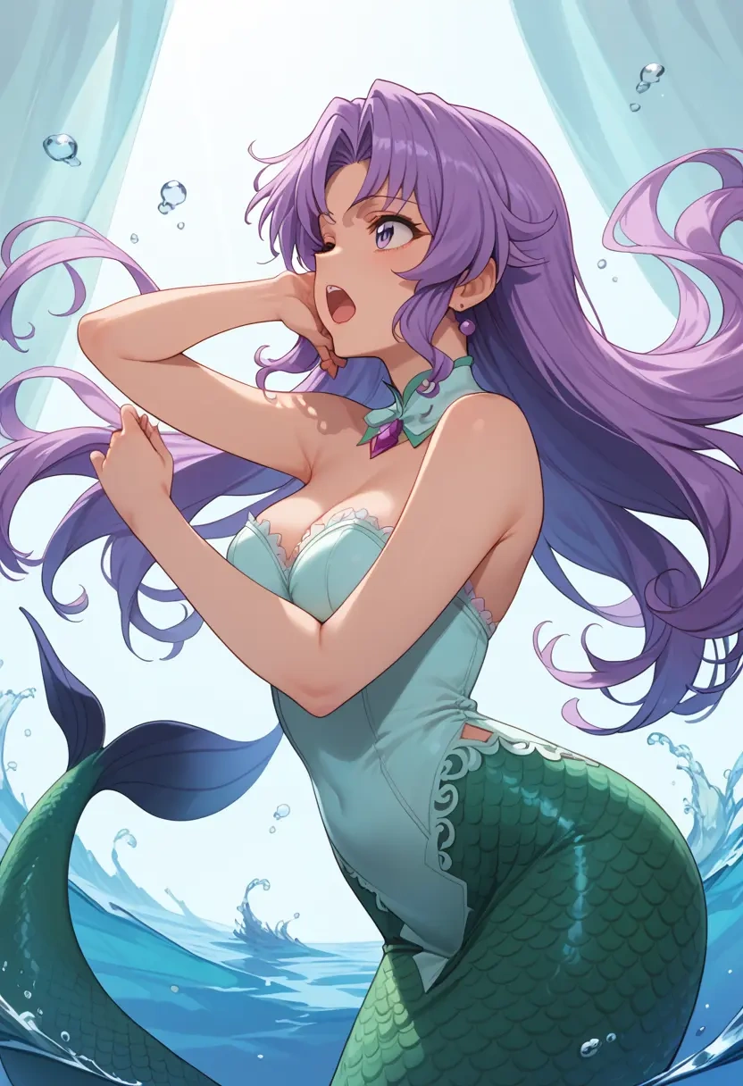 senki_zesshou_symphogear,yukine_chris,gown,strapless,mermaid silhouette  - 