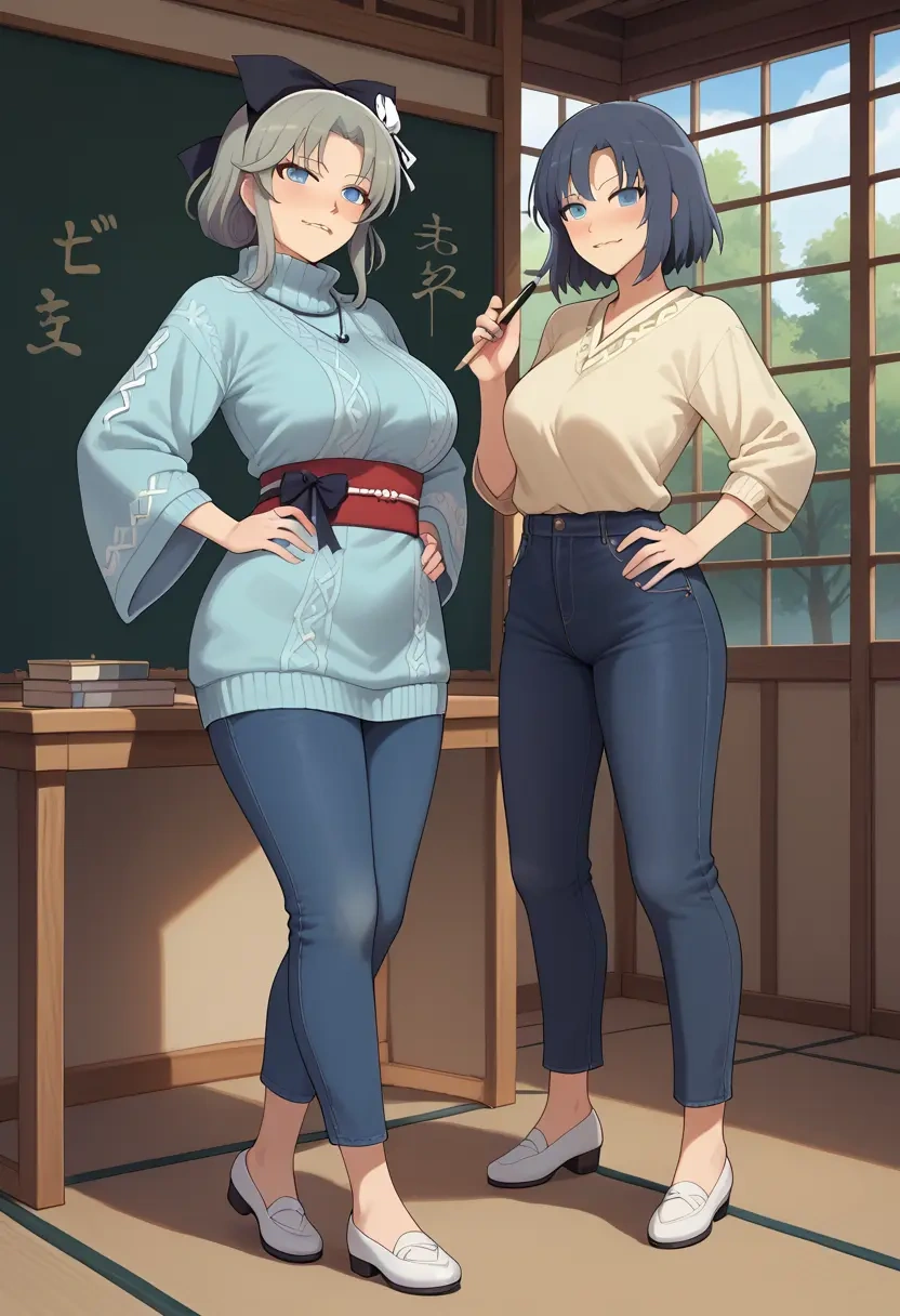 senran_kagura,yumi_(senran_kagura),teacher  - 