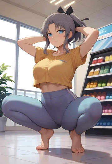 senran_kagura,yumi_(senran_kagura),yaga pants  - AI generated anime art