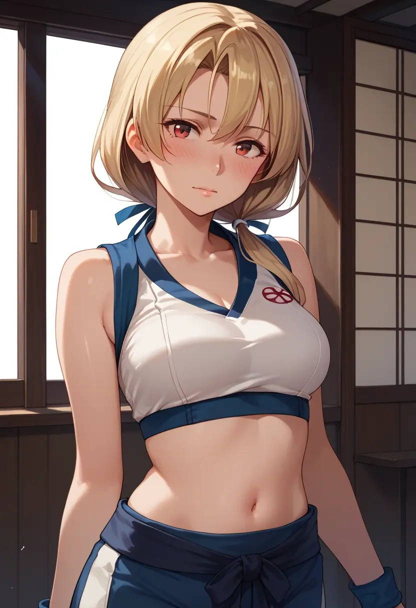 kantai_collection,yuudachi_kai_ni_(kancolle),sports crop,high-waisted shorts  - 