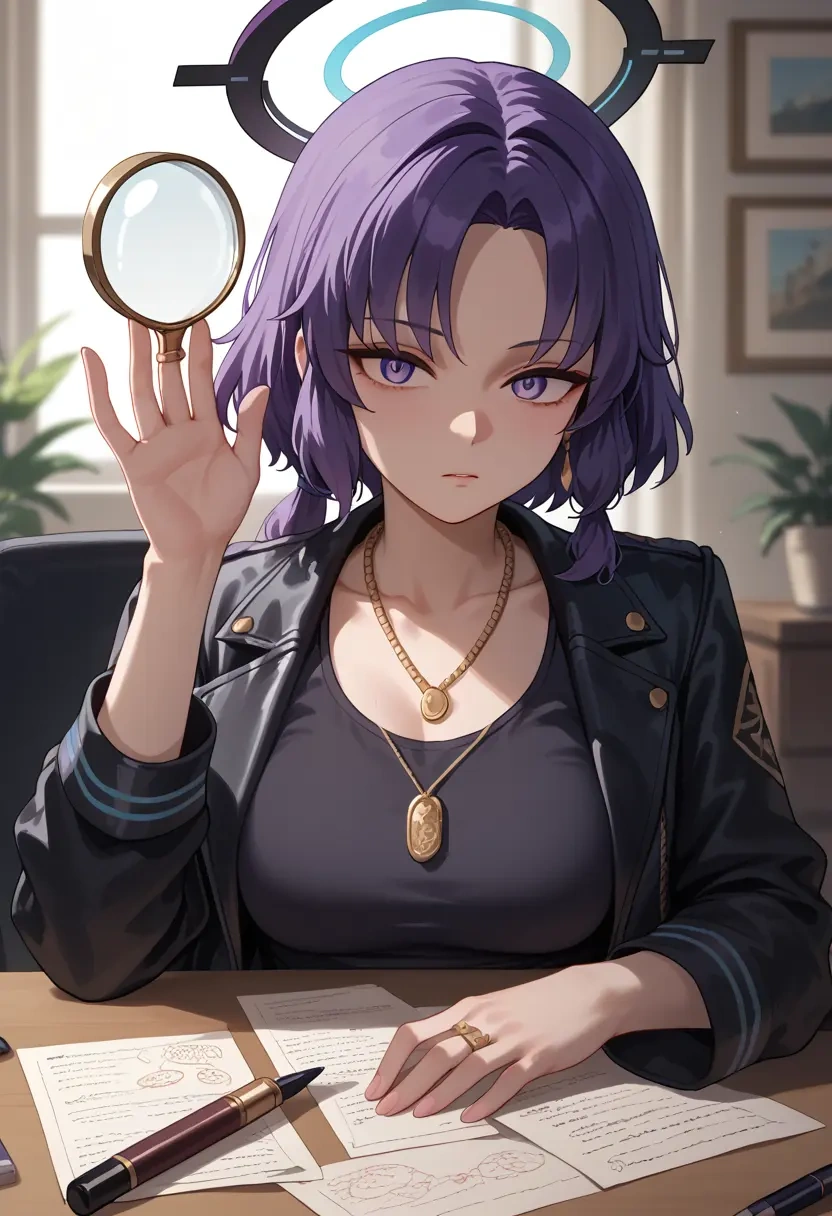 blue_archive,yuuka_(blue_archive),detective  - 