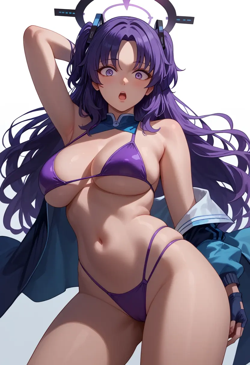 blue_archive,yuuka_(blue_archive),bikini  - 