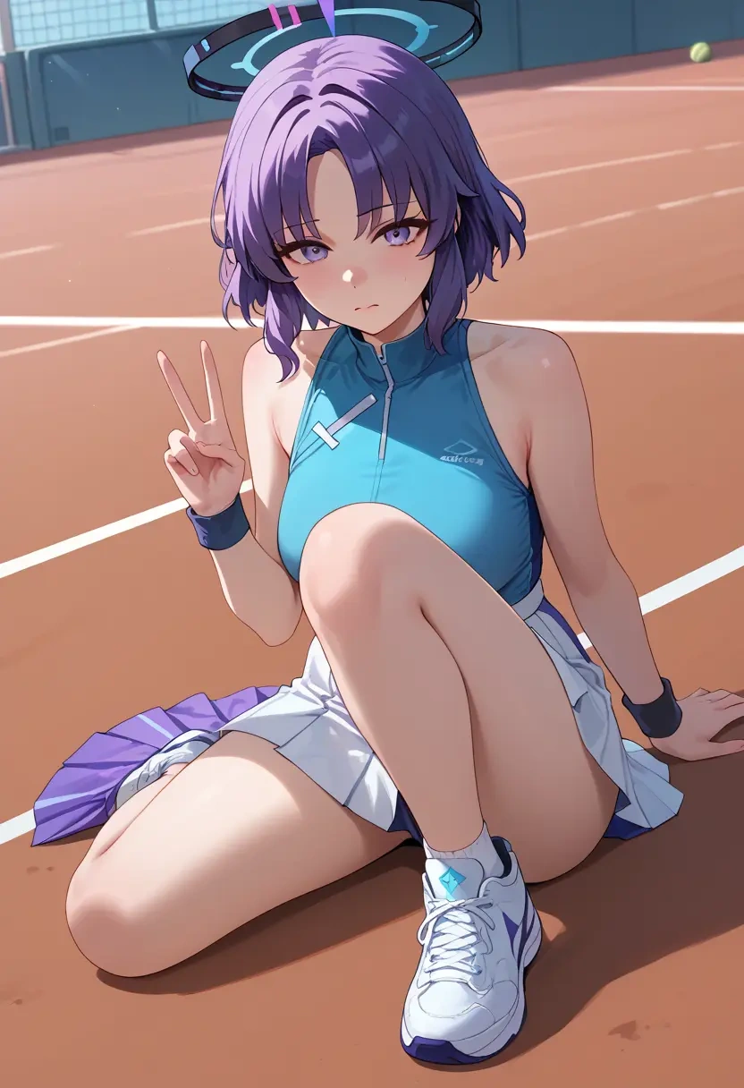 blue_archive,yuuka_(blue_archive),tennis skirt  - 