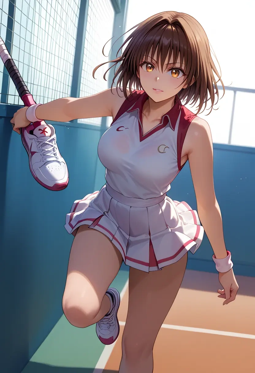 to_love_ru,yuuki_mikan,tennis skirt  - 