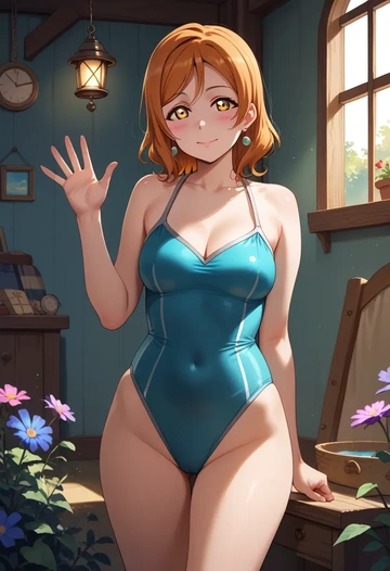 love_live,yuuki_setsuna_(love_live),swimsuit,sexy  - AI generated anime art