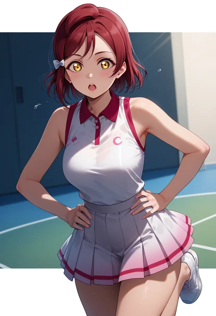 love_live,yuuki_setsuna_(love_live),tennis skirt  - 