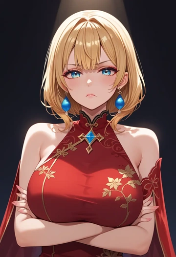 hololive,yuzuki_choco,qipao  - AI generated anime art