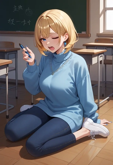 hololive,yuzuki_choco,teacher  - AI generated anime art