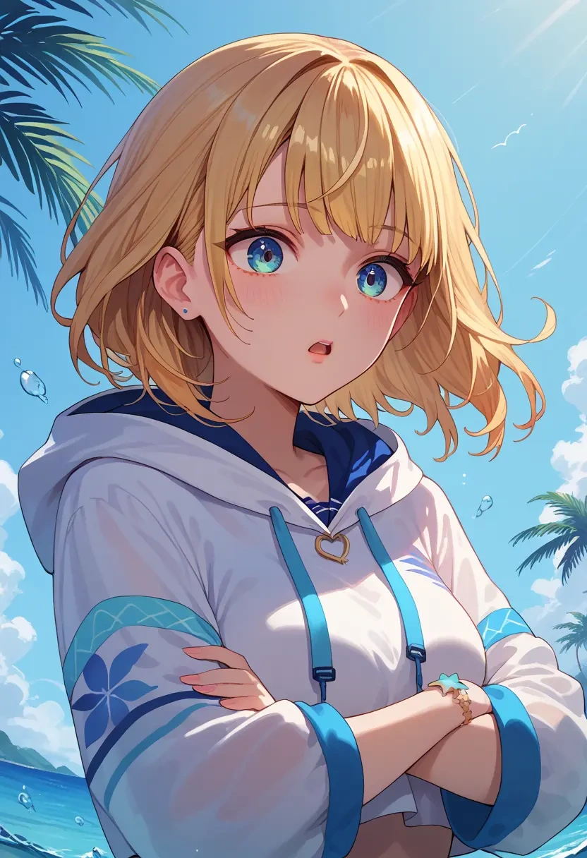 hololive,yuzuki_choco,crop windbreaker,shorts  - 