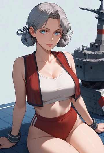 kantai_collection,z1_leberecht_maass_(kancolle),tankini top,board shorts  - AI generated anime art