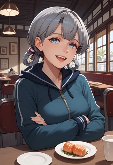 kantai_collection,z1_leberecht_maass_(kancolle),crop hoodie,shorts  - AI generated anime art