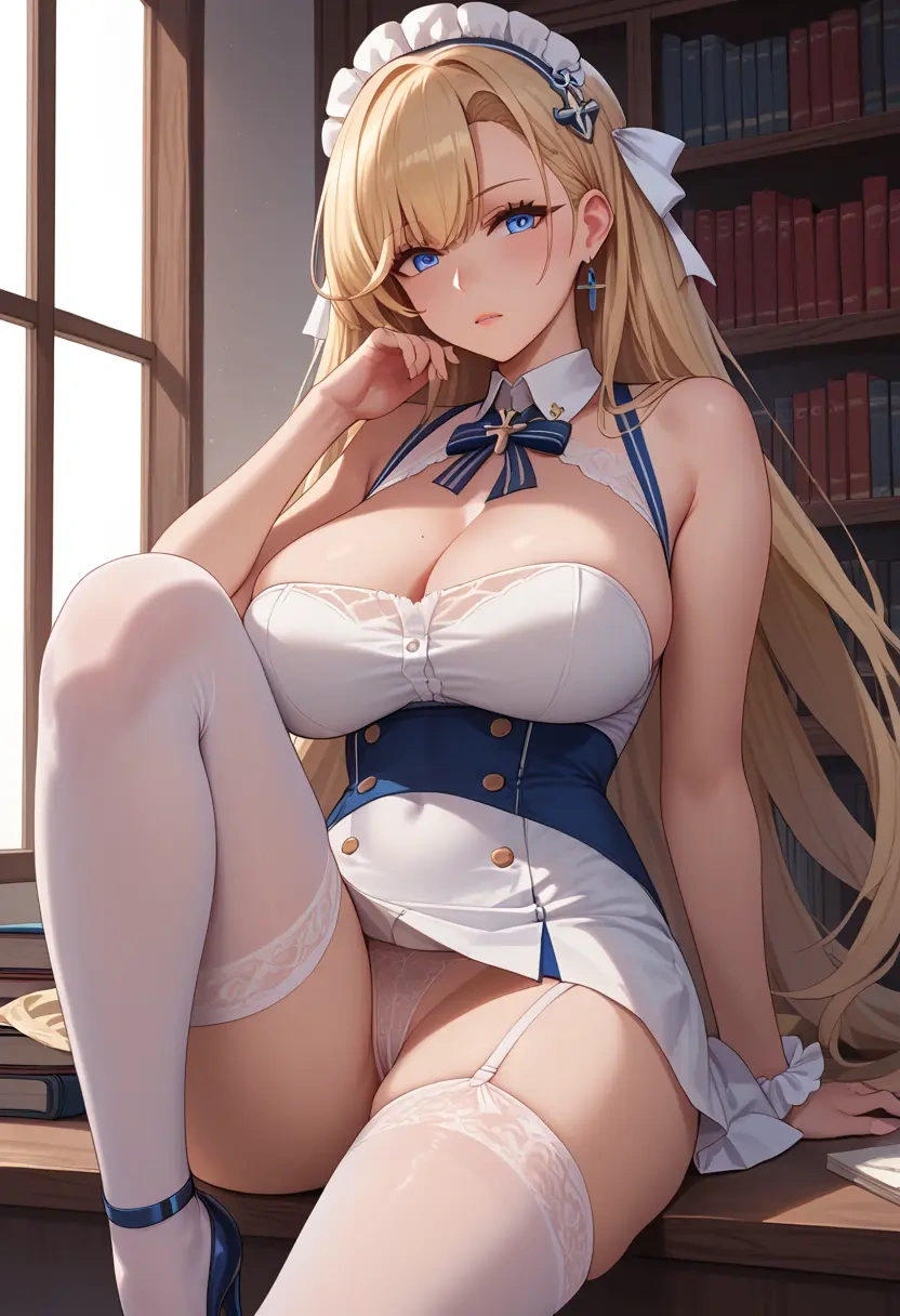 azur_lane,z23_(azur_lane),mini skirt, stockings  - 