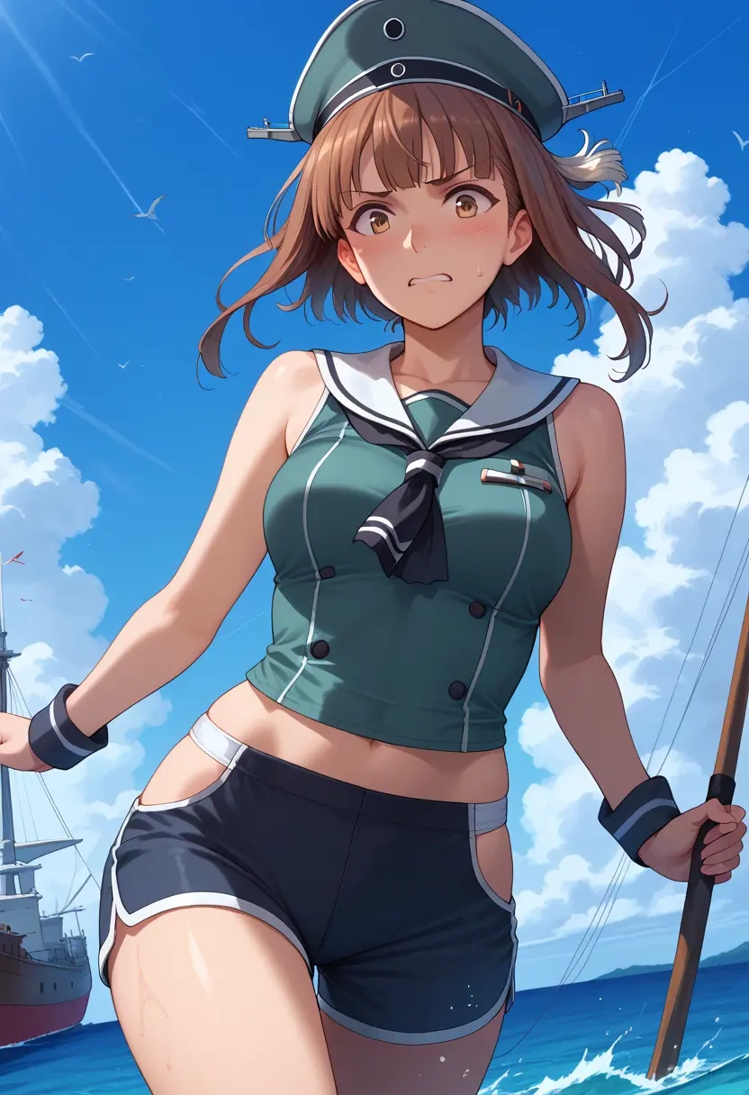 kantai_collection,z3_max_schultz_(kancolle),athletic,shorts,sexy  - 