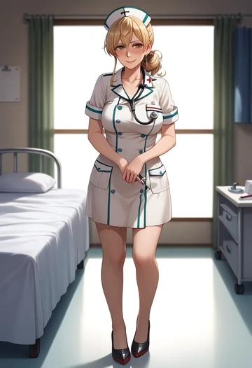 kantai_collection,zara_(kancolle),nurse  - AI generated anime art