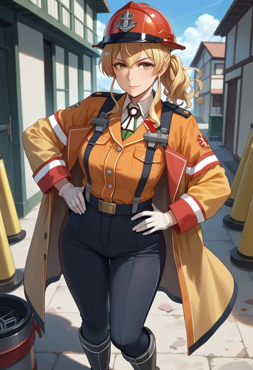 kantai_collection,zara_(kancolle),firefighter  - 