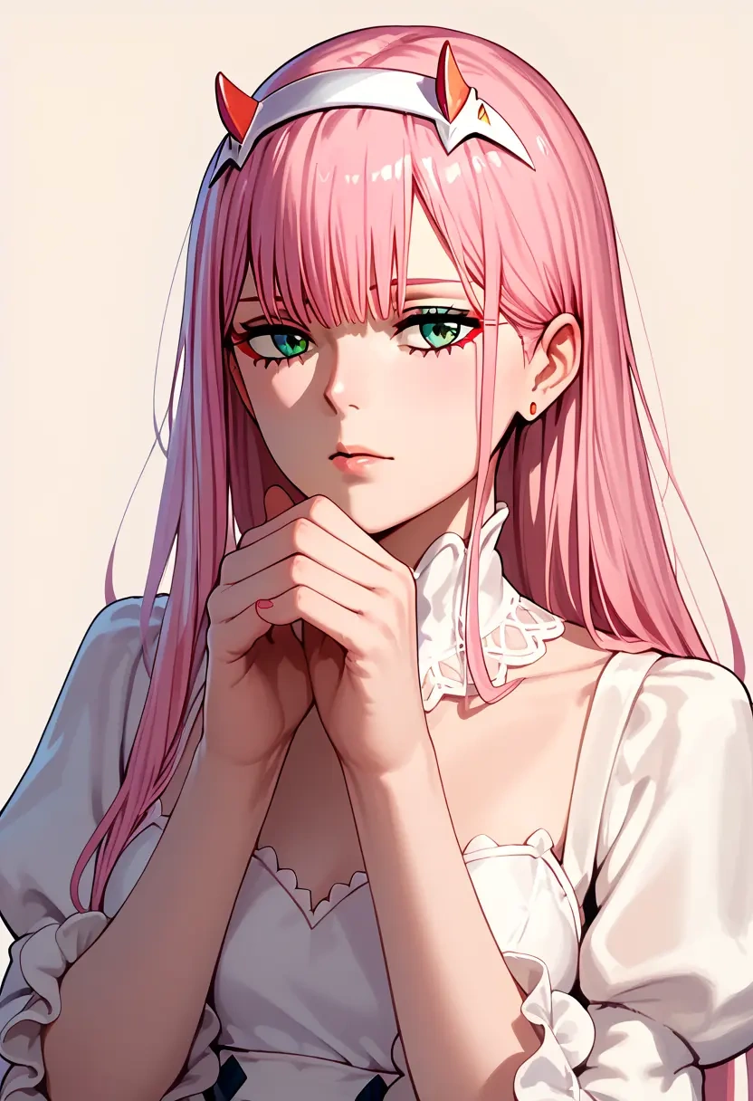 darling_in_the_franxx,zero_two_(darling_in_the_franxx),pajamas  - 