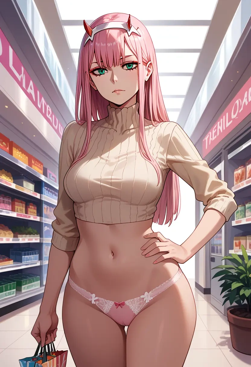 darling_in_the_franxx,zero_two_(darling_in_the_franxx),lingerie  - 