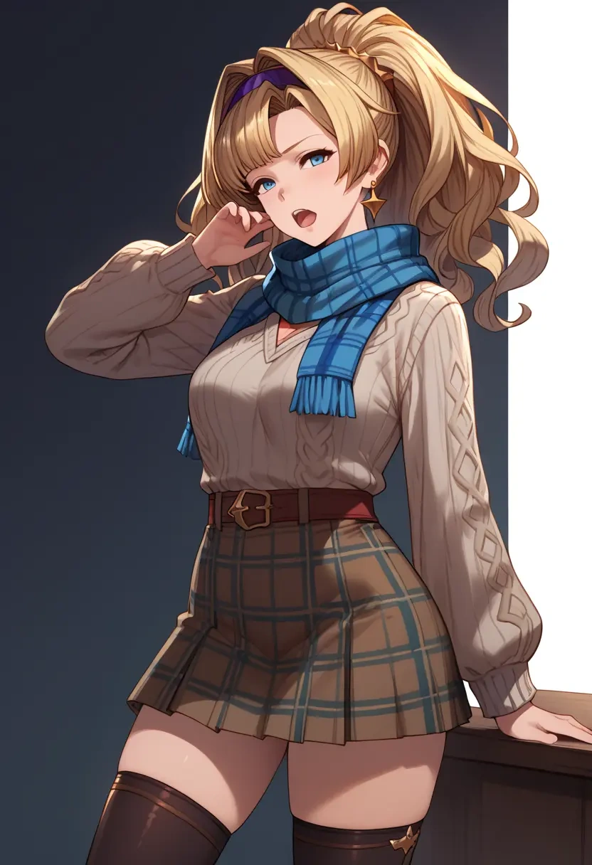 granblue_fantasy,zeta_(granblue_fantasy),winter,student uniform,fur-lined parka  - 