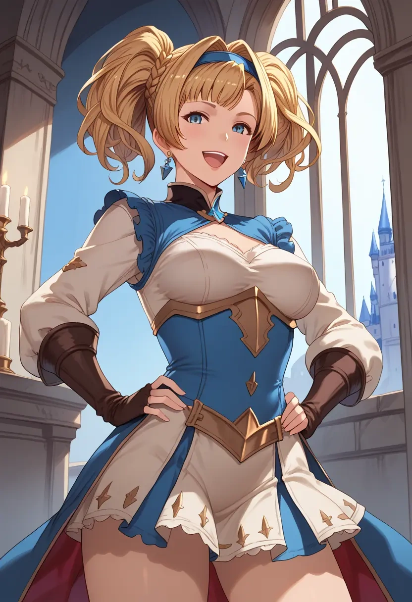 granblue_fantasy,zeta_(granblue_fantasy),bodysuit,mesh,high-waisted skirt  - 